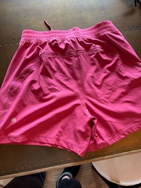 lululemon athletica men’s Pink Athletic Shorts
